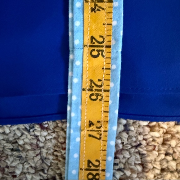 C established 1946 Royal Blue v-neck sleeveless top XL - Picture 8 of 11